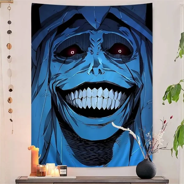 Long-Lasting Solo Leveling Statue Of God Tapestry Verified