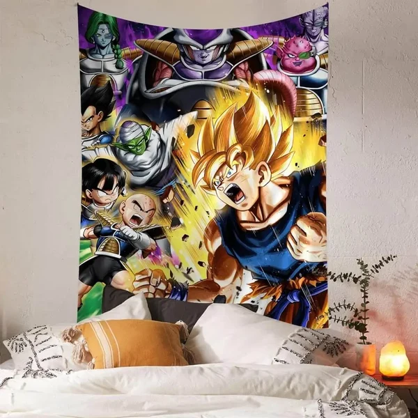 Excellent Dragon Ball Z Tapestry Wall Hanging Luxury