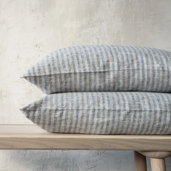 Secure Brittany Euro Pillow Indigo and Natural User-Friendly