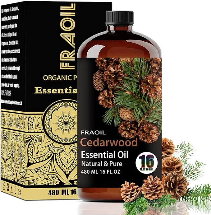 Pure Cedarwood Essential Oil Cedarwood Oil 16 Fl Oz 480ML Natural