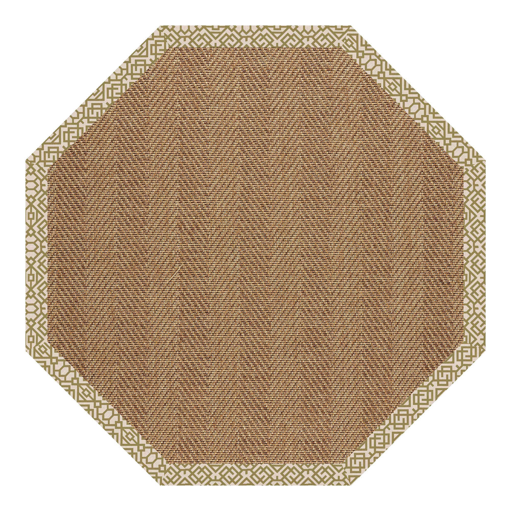 Reliable Islamorada Rug – Herringbone Lattice Pesto Genuine
