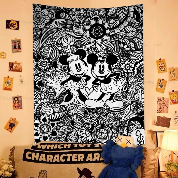 Fast Mickey amp Minnie Mouse Tapestry High-Performance