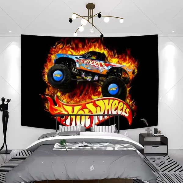 High-End Hot Wheels Racing Car Tapestry Next-Generation