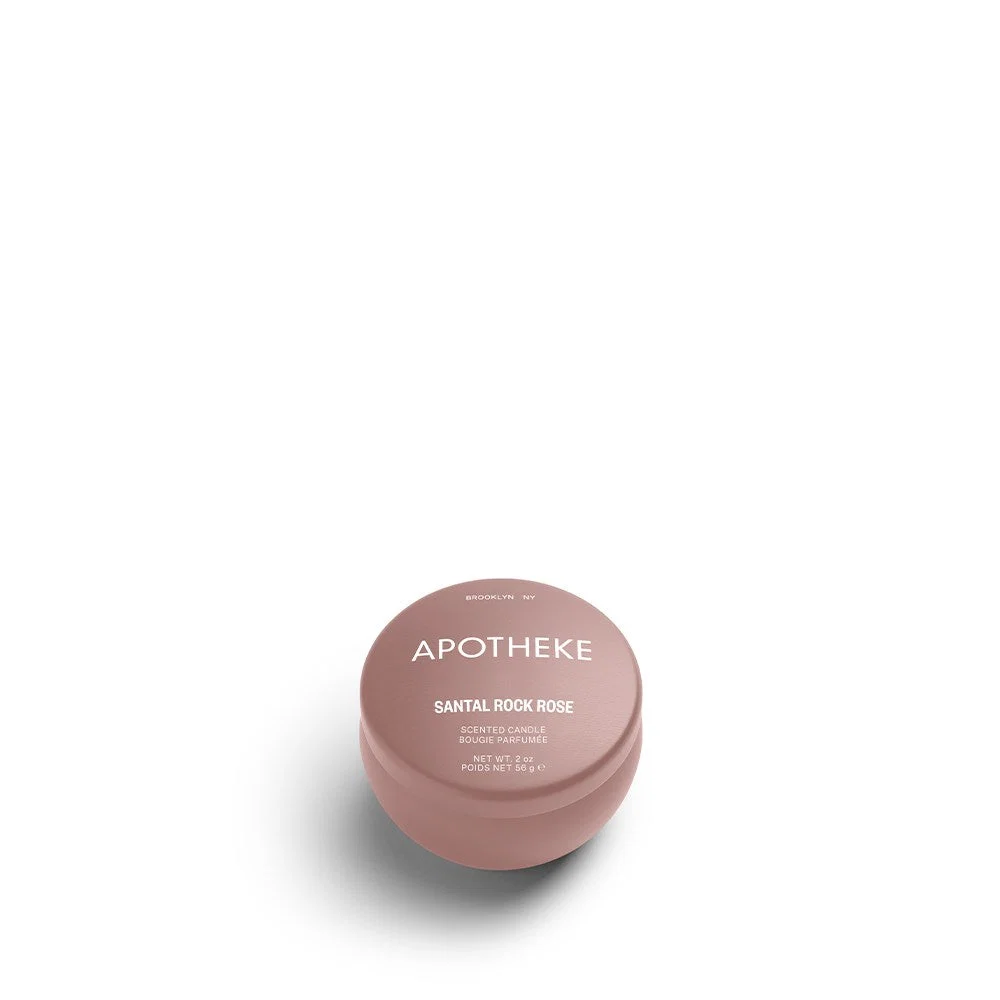 Lightweight Santal Rock Rose Mini Candle Tin Soft