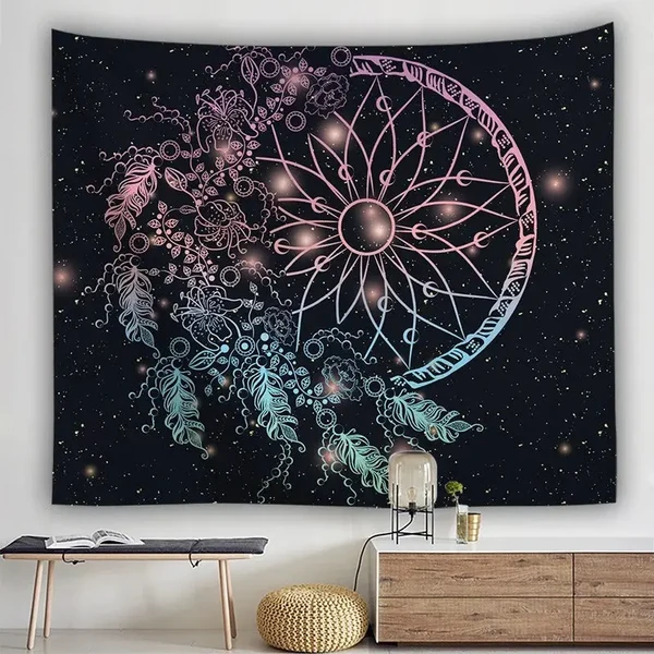 Detailed Bohemian Dream Catcher Hanging Panel Durable