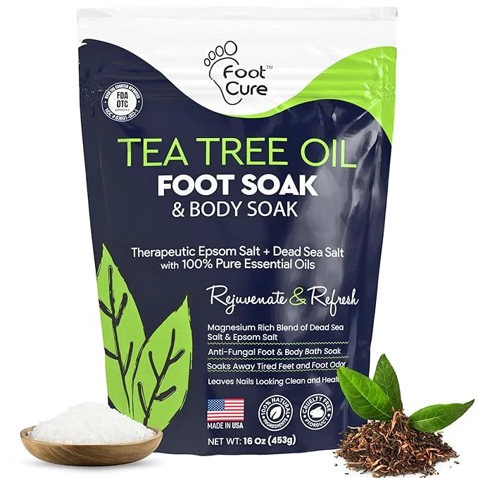 Original Design Tea Tree Oil Foot Soak with Epsom Salt Consistent