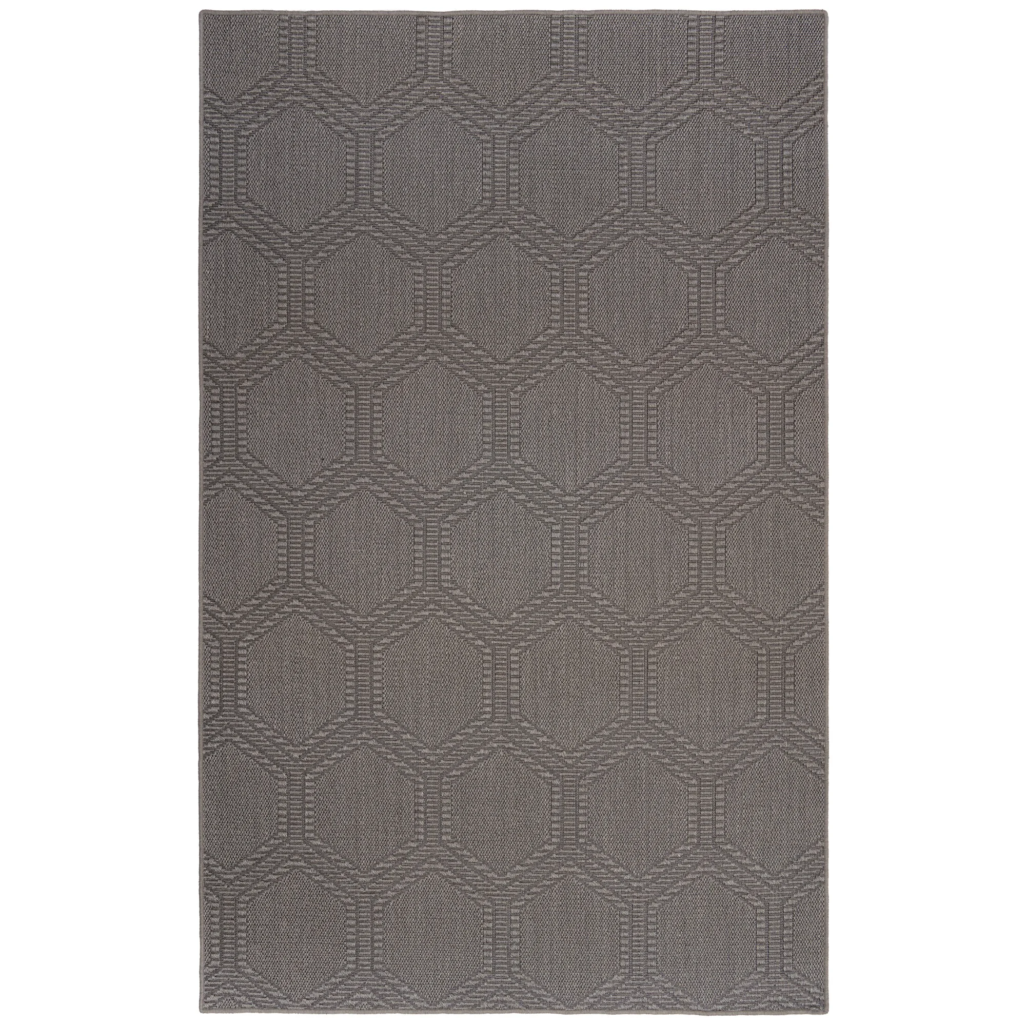 Exclusive Reed Graphite Rug Recyclable