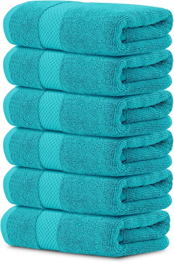 Sustainable White Classic Luxury Aqua Hand Towels Exceptional