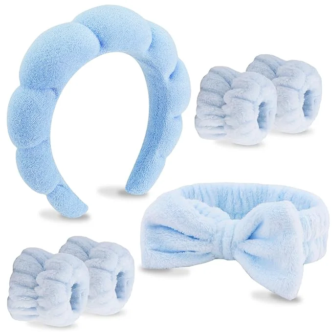 Top-Quality VELSCRUN 6 Pack Spa Headband Makeup Headband Face Wash Headbands Skincare Genuine
