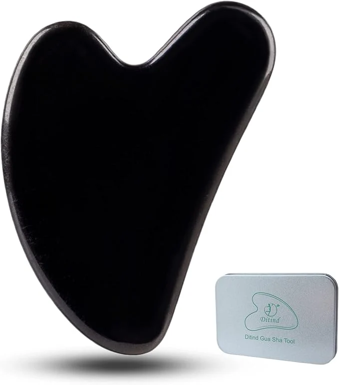 Organic Ditind Gua Sha Facial Tools Natural Jade Guasha Tool Easy-to-Use