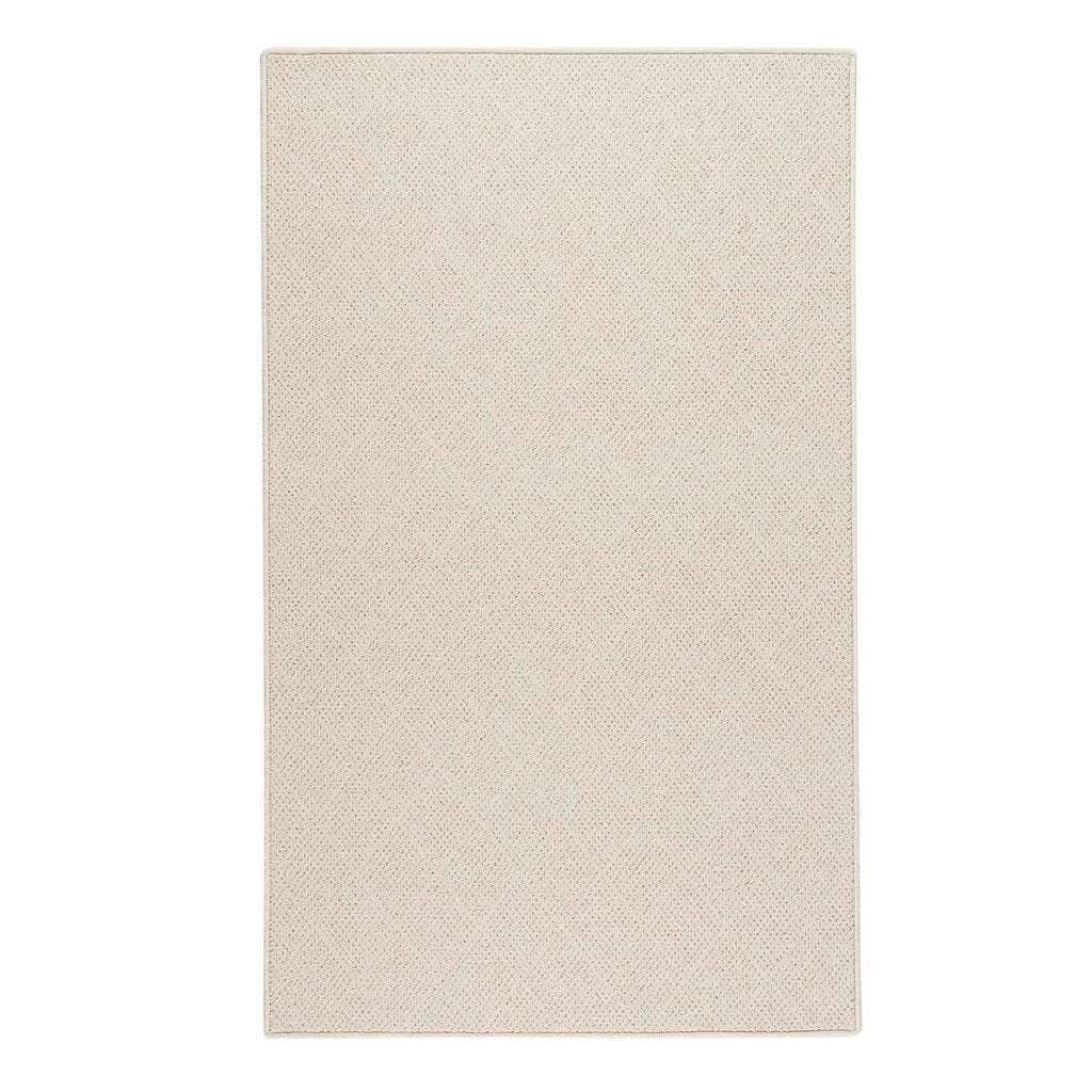 Sustainable White Wicker Rug – Serged Efficient
