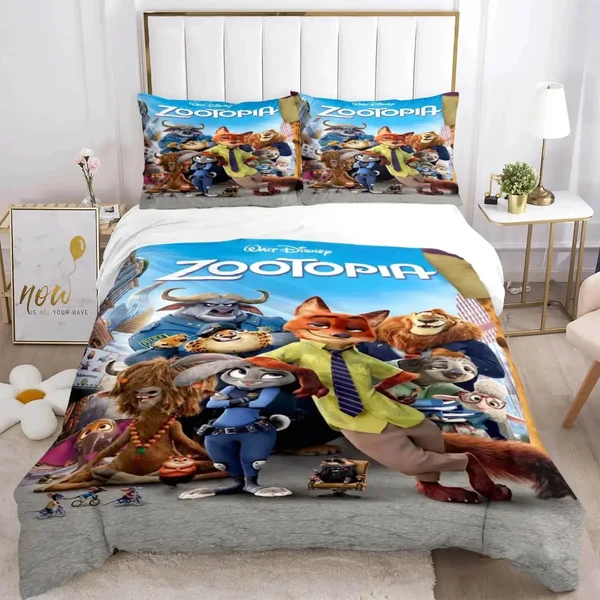 Premium Material Zootopia Quilt Cover Stylish