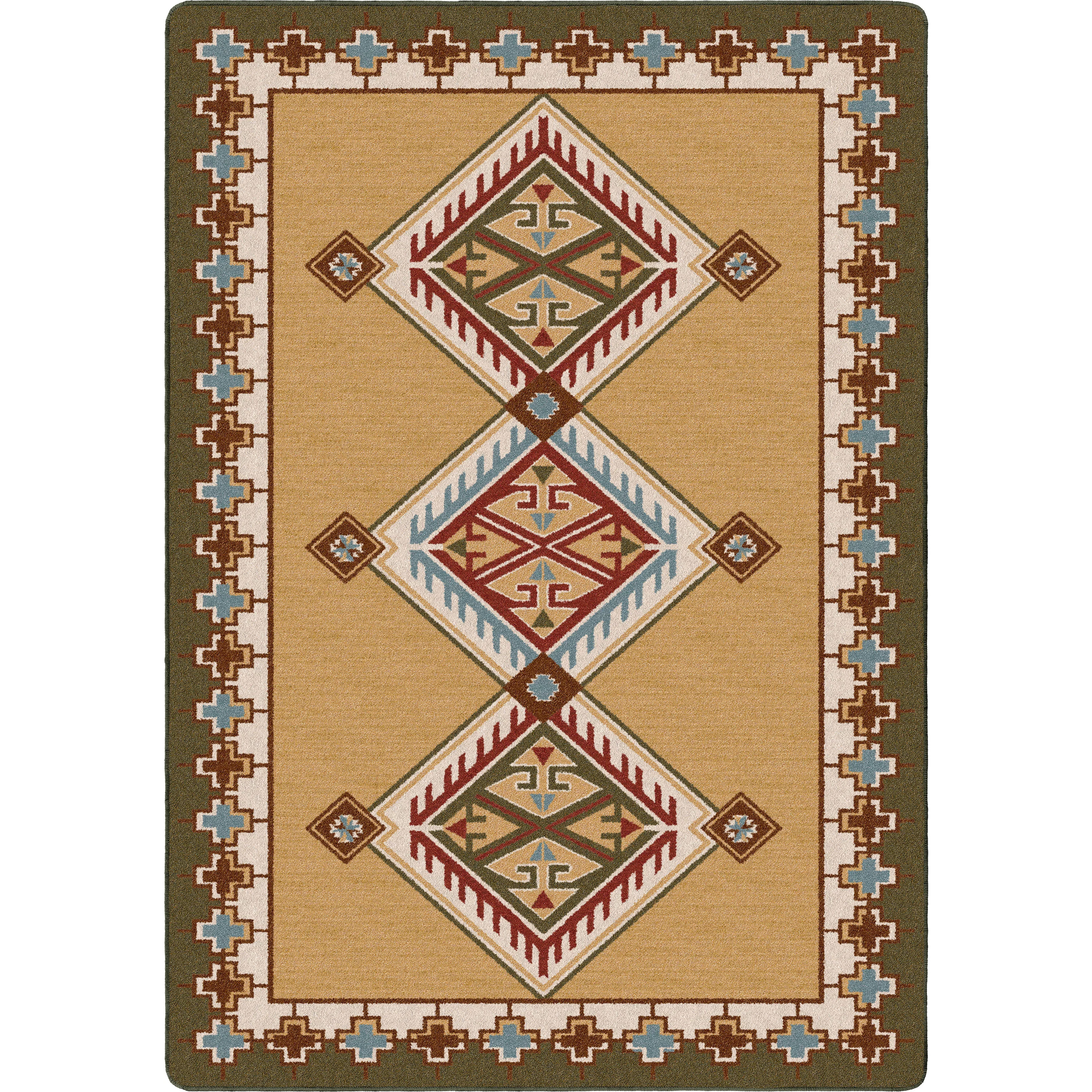 Unique Ancestry Rug – Green Selected