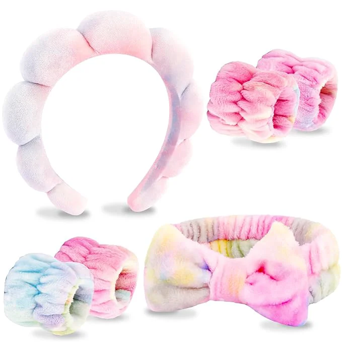 Exceptional VELSCRUN Spa Headband Makeup Face Wash Skincare Headbands Stuff Prestigious