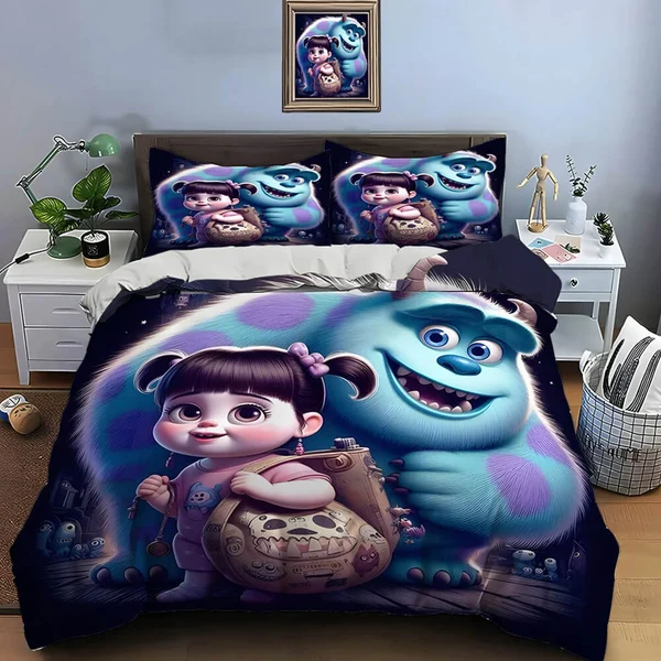Unique Monsters Inc Boo Bedding Set Excellent