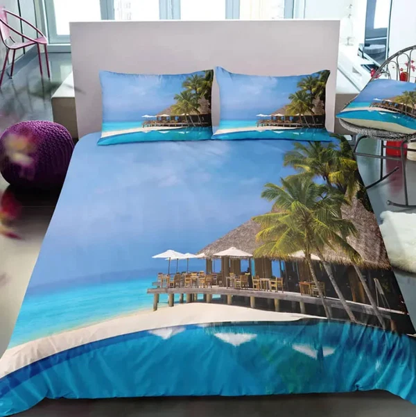 Fast Dream Modern Nature 3D Bedding Set Professional