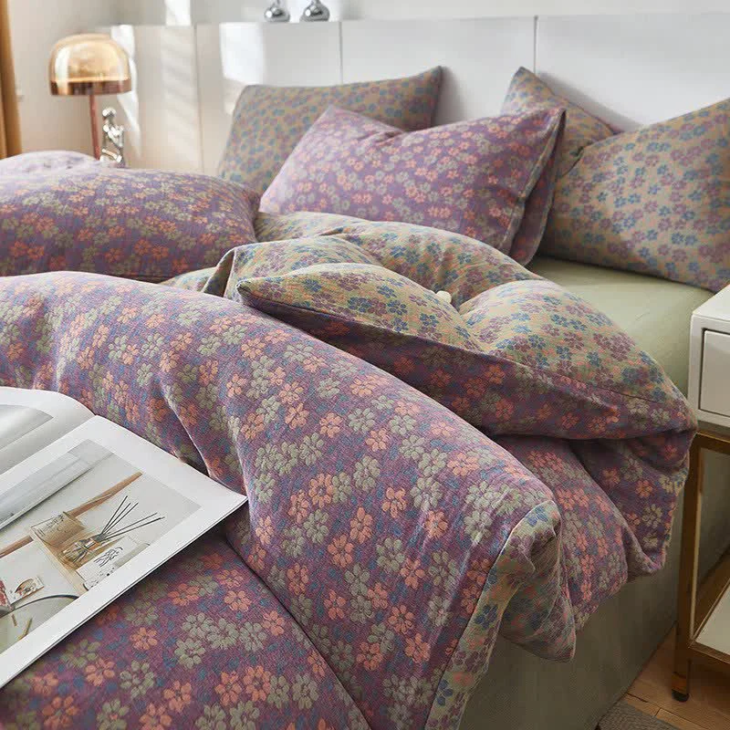 Fine Ownkoti Cottage Ditsy Floral Cotton Double Gauze Bedding Exclusive
