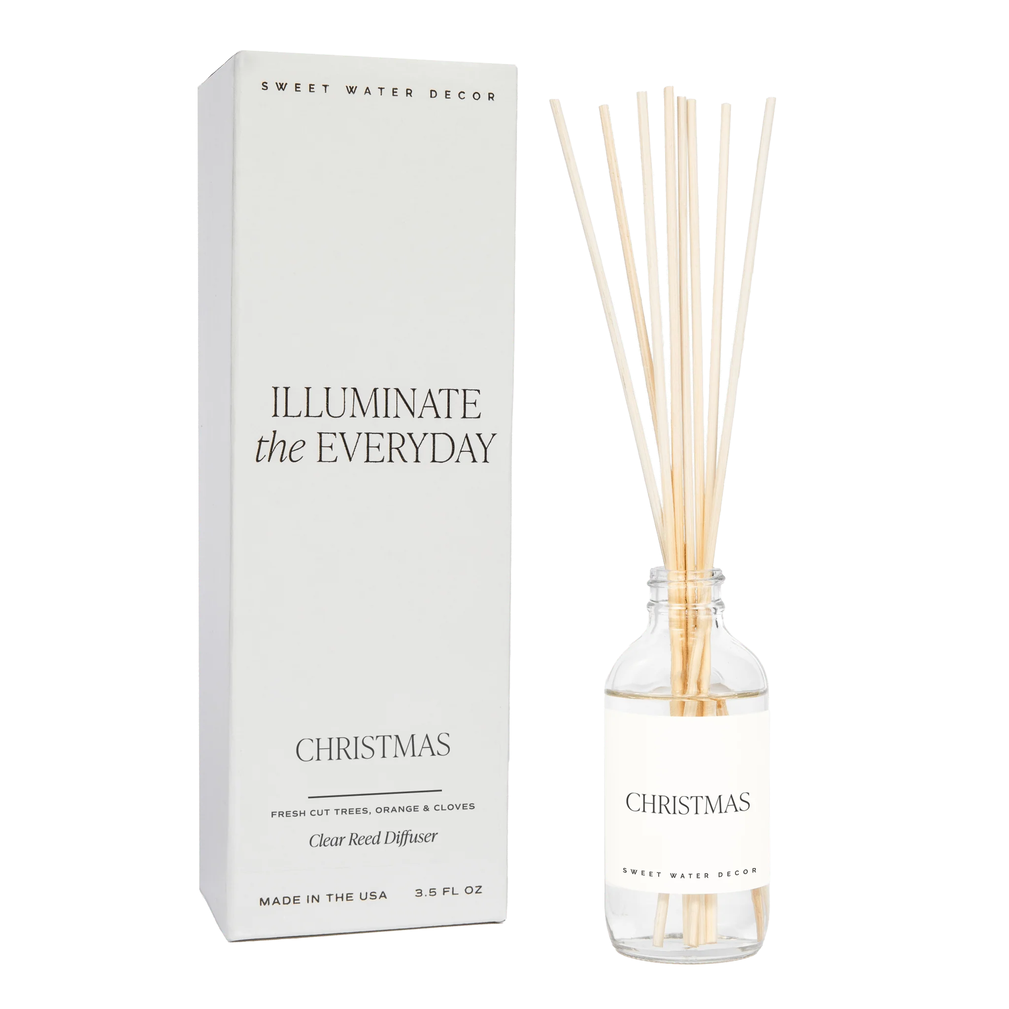Selected Christmas Clear Reed Diffuser Powerful