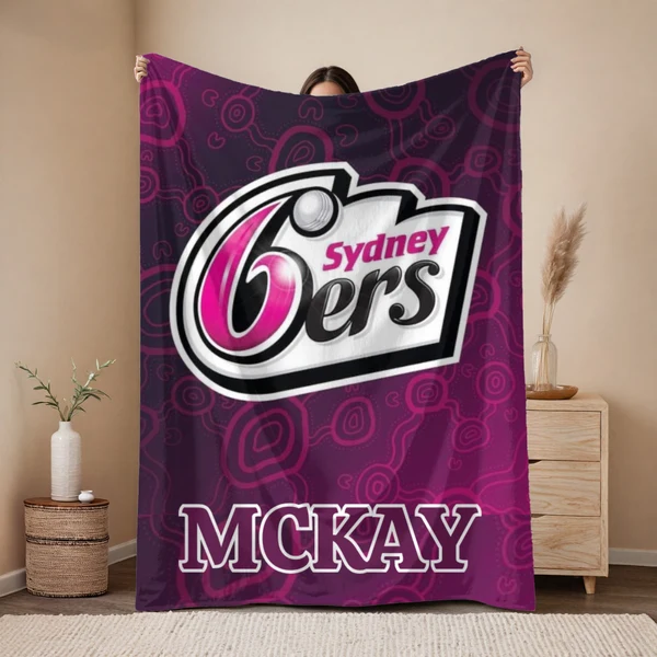 Refined Custom Big Bash League Blanket – Personalised Cricket Throw for Fans Premium Material
