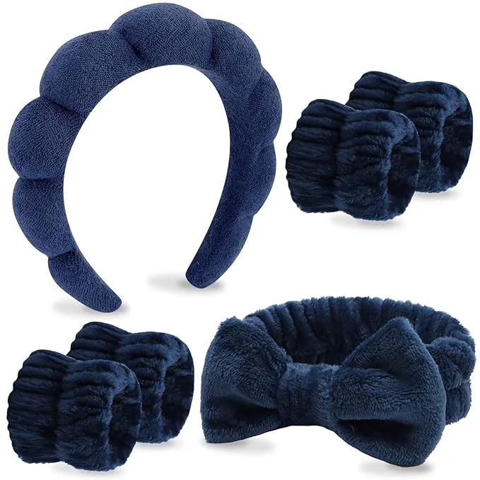 Effective VELSCRUN Spa Headband Makeup Face Wash Skincare Headbands Stuff Comfortable