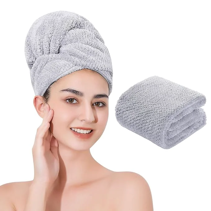 Professional Microfiber Hair Towel Quick Dry Hair Towel Hair Drying Towels Suitable Solid