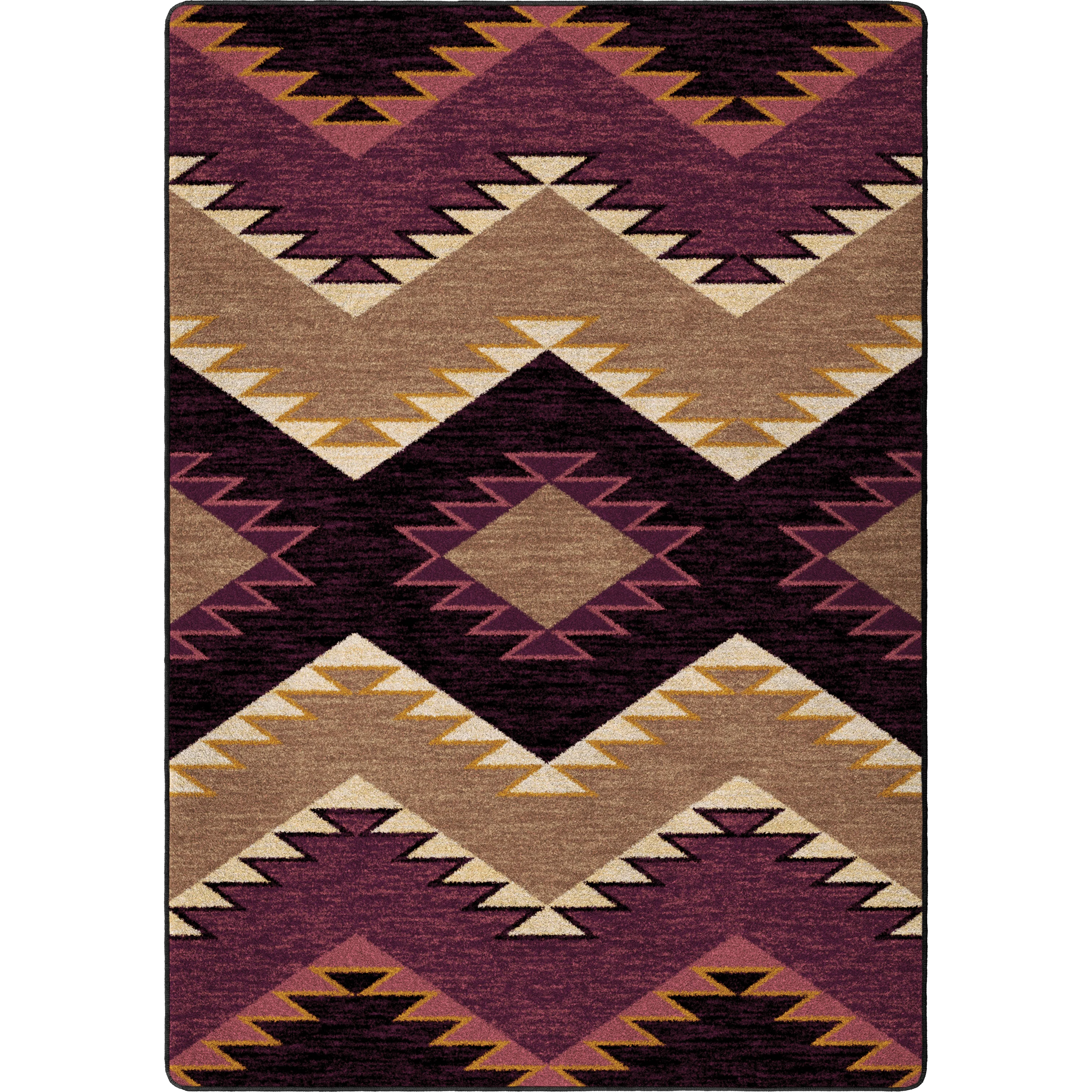 Eco-Friendly Plum Heritage Rug – Raspberry Exceptional
