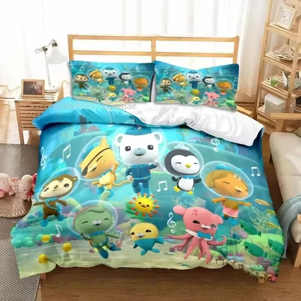 Flexible Octonauts Kids Bedding Set – Captain Barnacles Kwazii amp Peso Bedding for Boys amp Girls Responsible