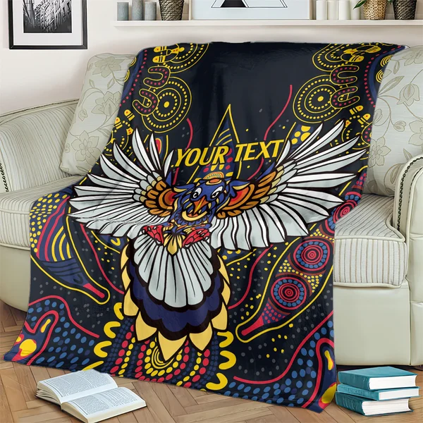 Stylish Personalised AFL Flannel Blanket – Ultra Soft Throw Blanket Australia Minimalist