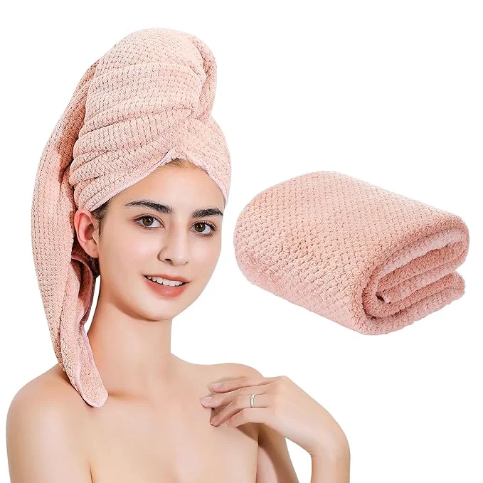 First-Class Microfiber Hair Towel Quick Dry Hair Towel Hair Drying Towels Suitable Superior