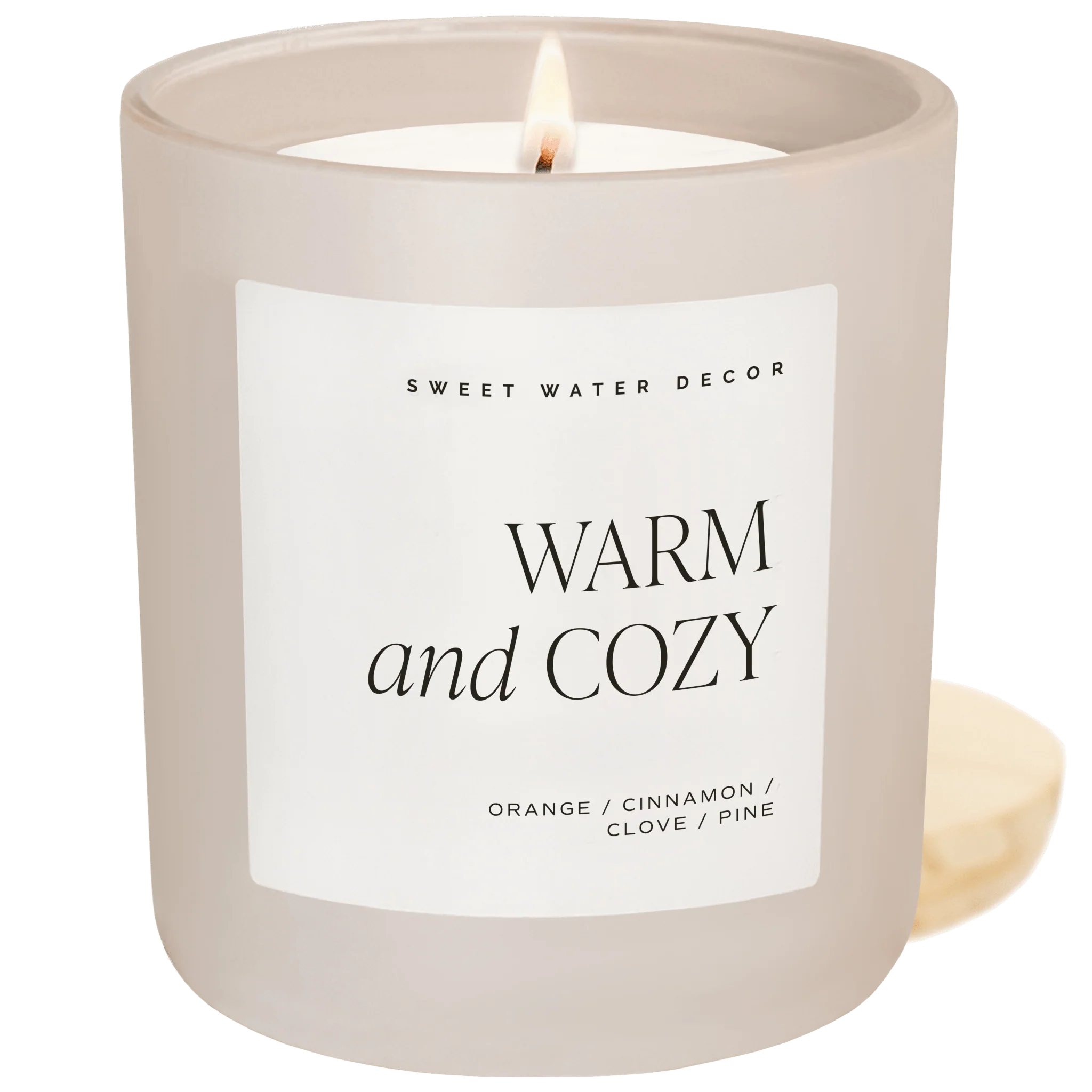 Proven Warm and Cozy Soy Candle – Tan Matte Jar – 15 oz World-Class
