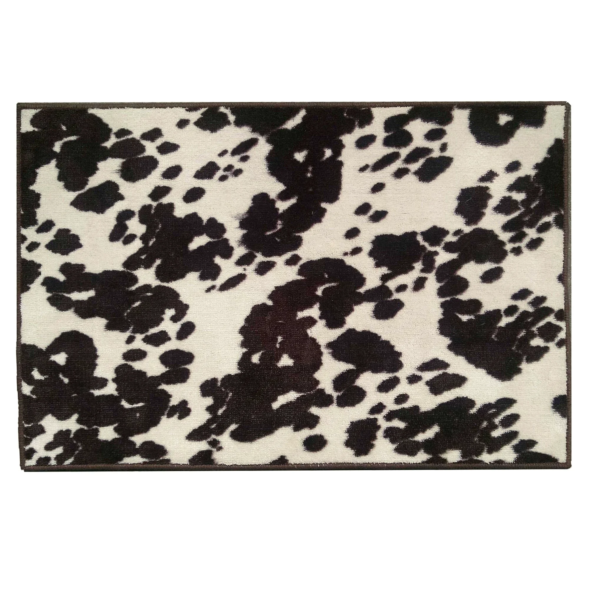 Stylish Cowhide Print Rug Modern