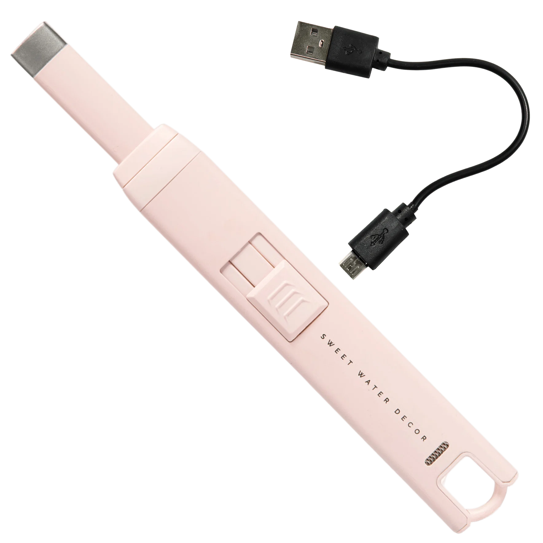 Breathable Blush Pink Large Electric Lighter Verified
