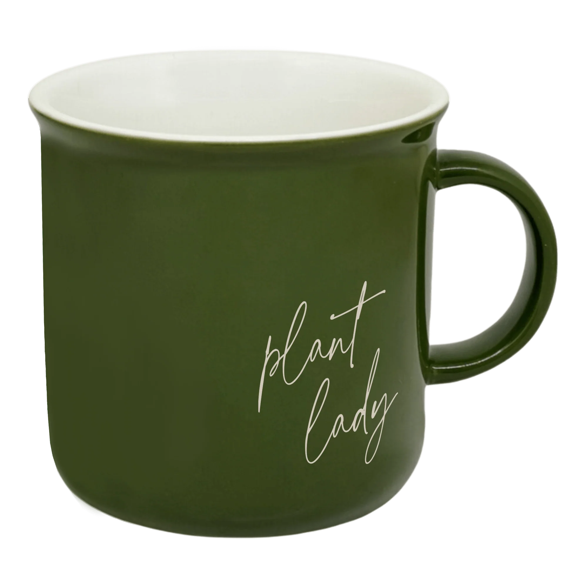 Detailed Plant Lady 11 oz Green Coffee Mug Exclusive