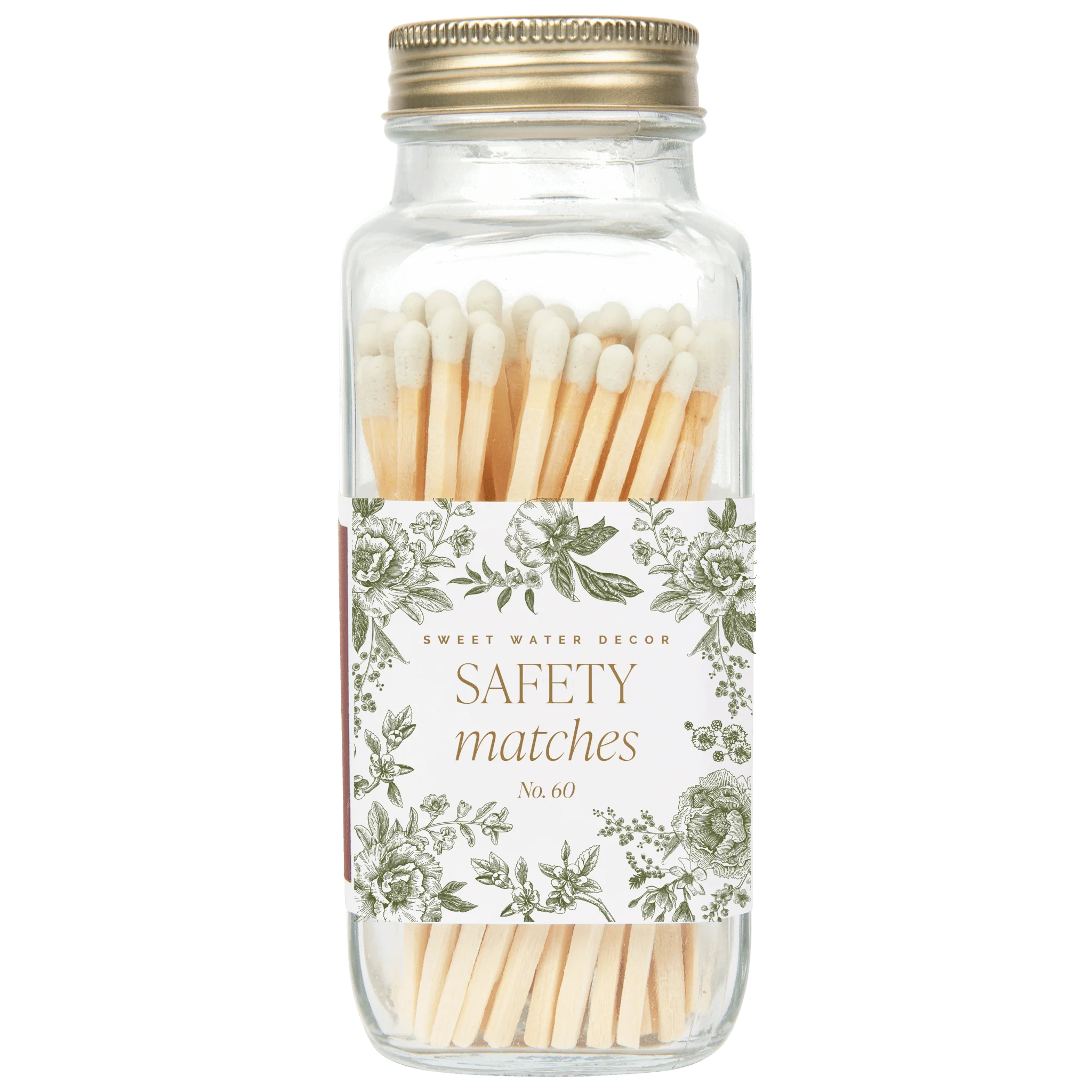 Dependable Green Delft White Tip Safety Matches – 60 Count 3.75 quot Authentic