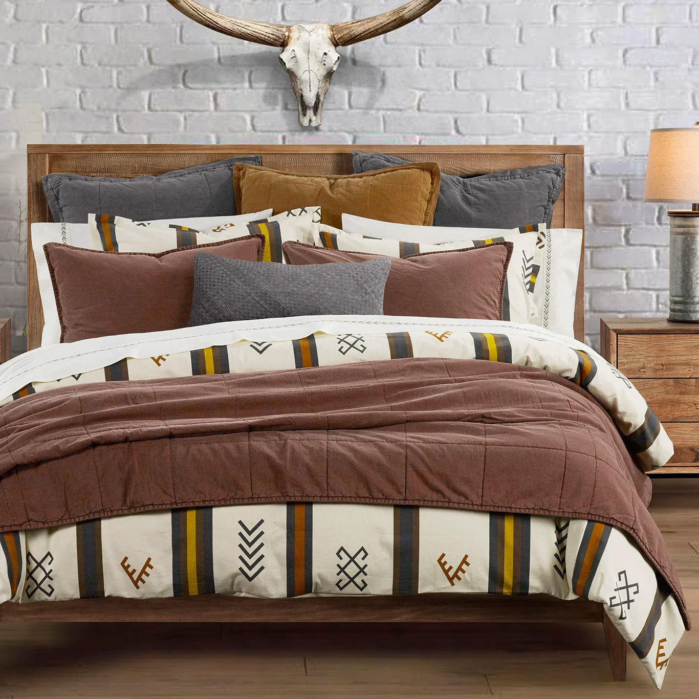 Fashionable Toluca Canvas Comforter Set 2 Pc Lightweight