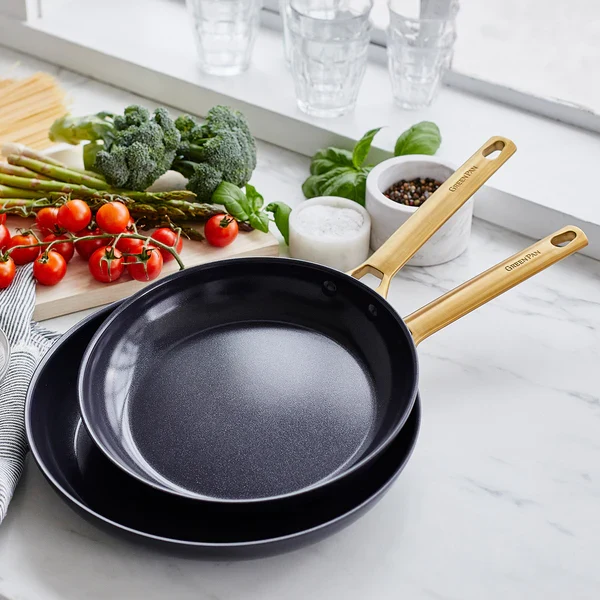 Artisan Reserve Cookware 2 Piece Frypan Set Black Casual