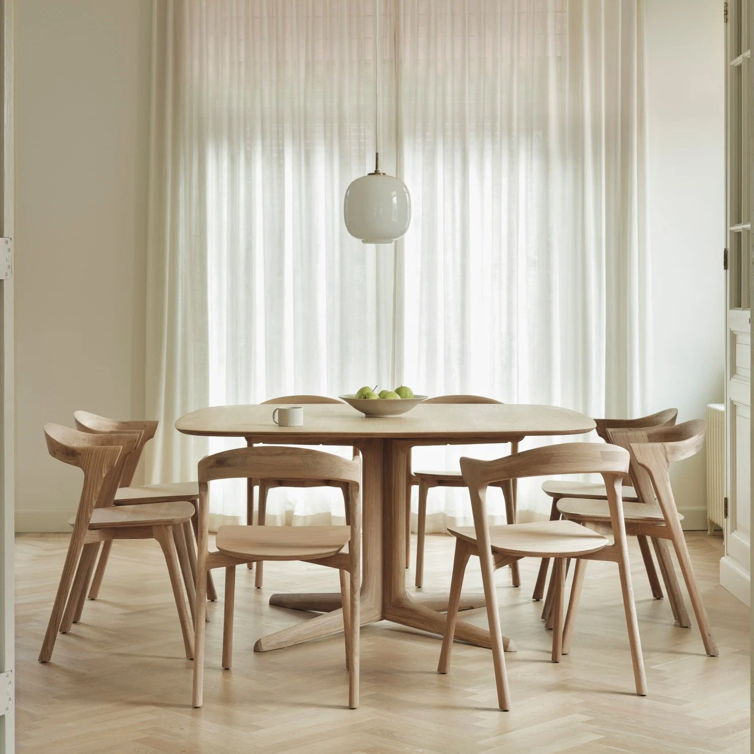 Convenient Corto Solid Oak Dining Table Square Versatile