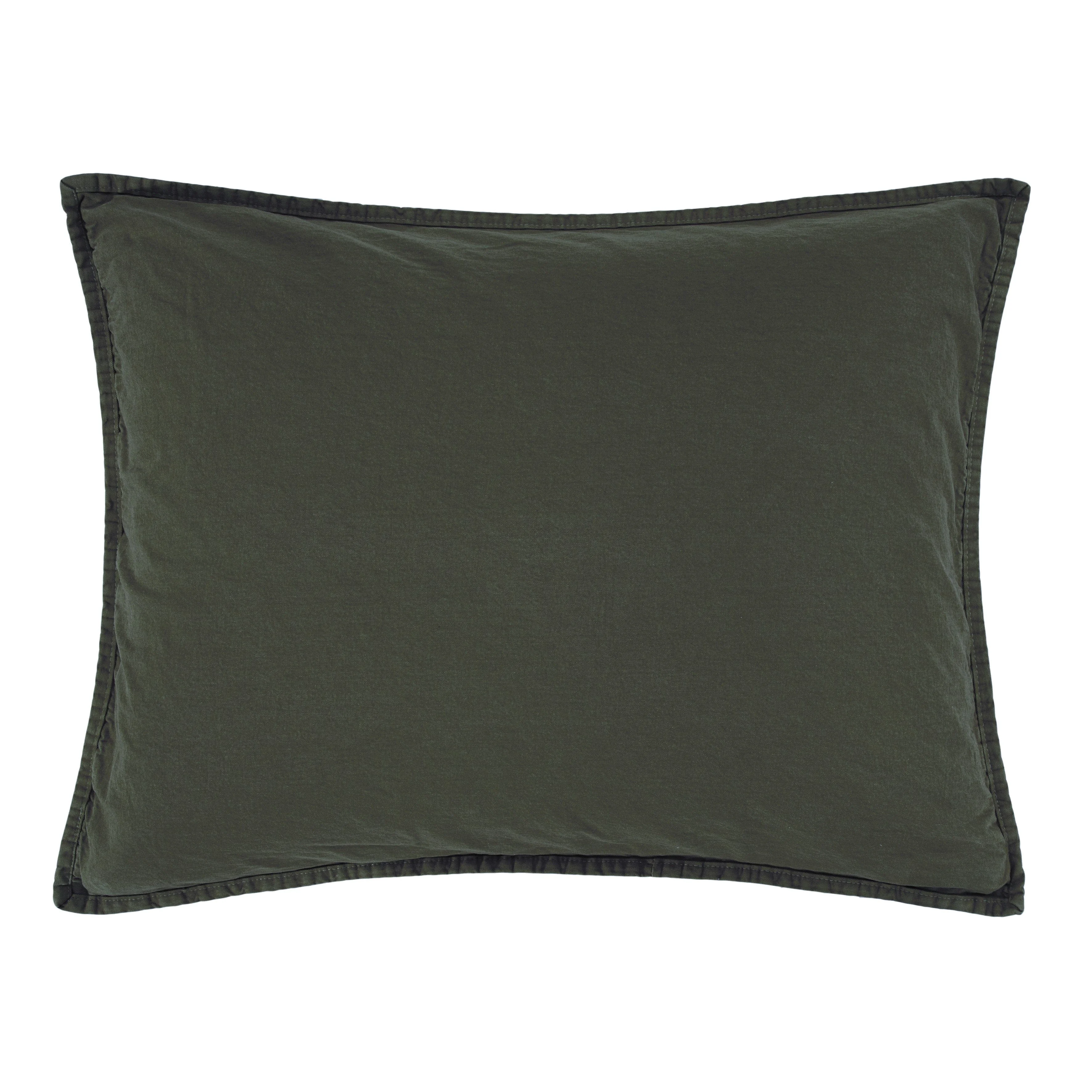 Sustainable Stonewashed Cotton Canvas Pillow Sham Superior