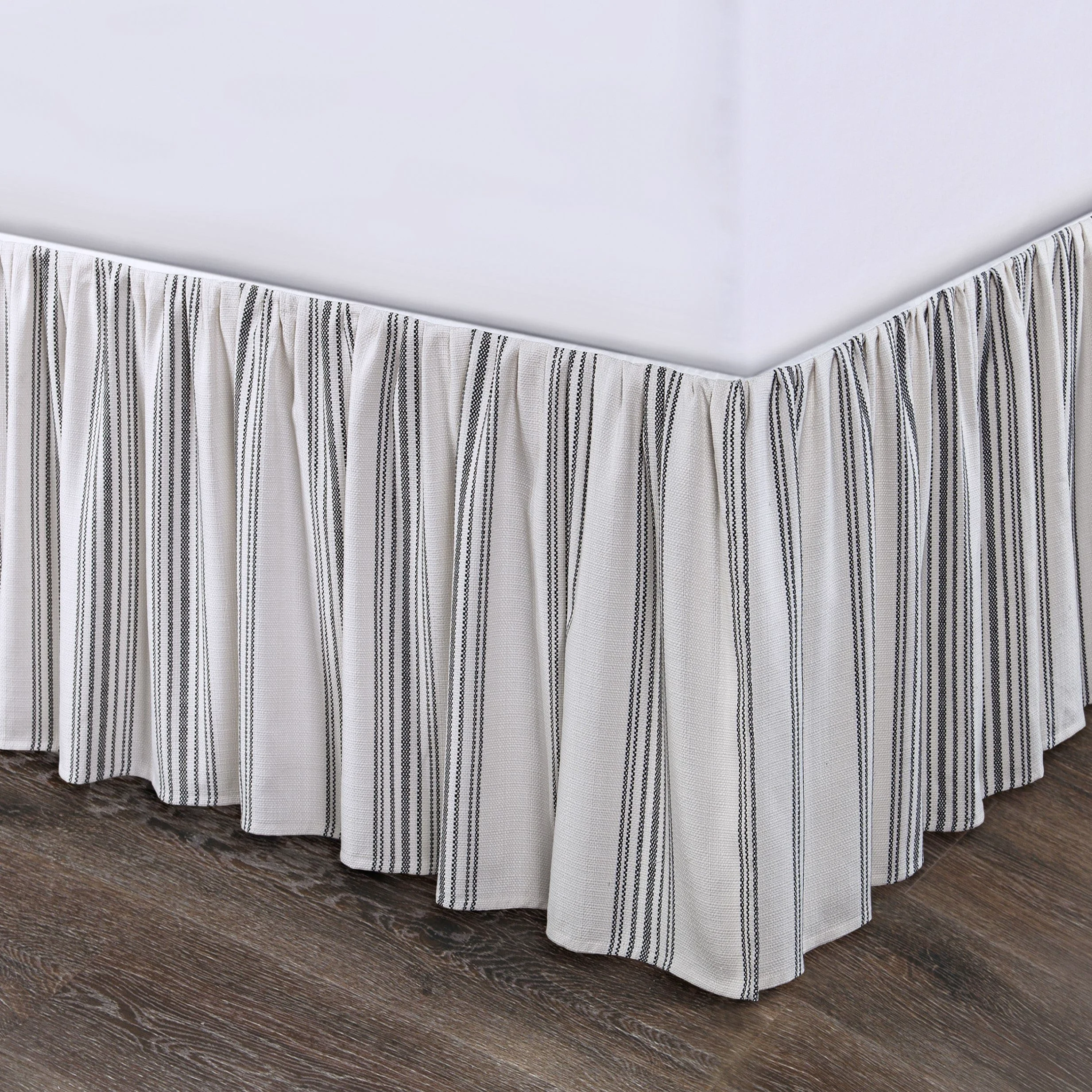 Innovative Prescott Stripe Bed Skirt Breathable