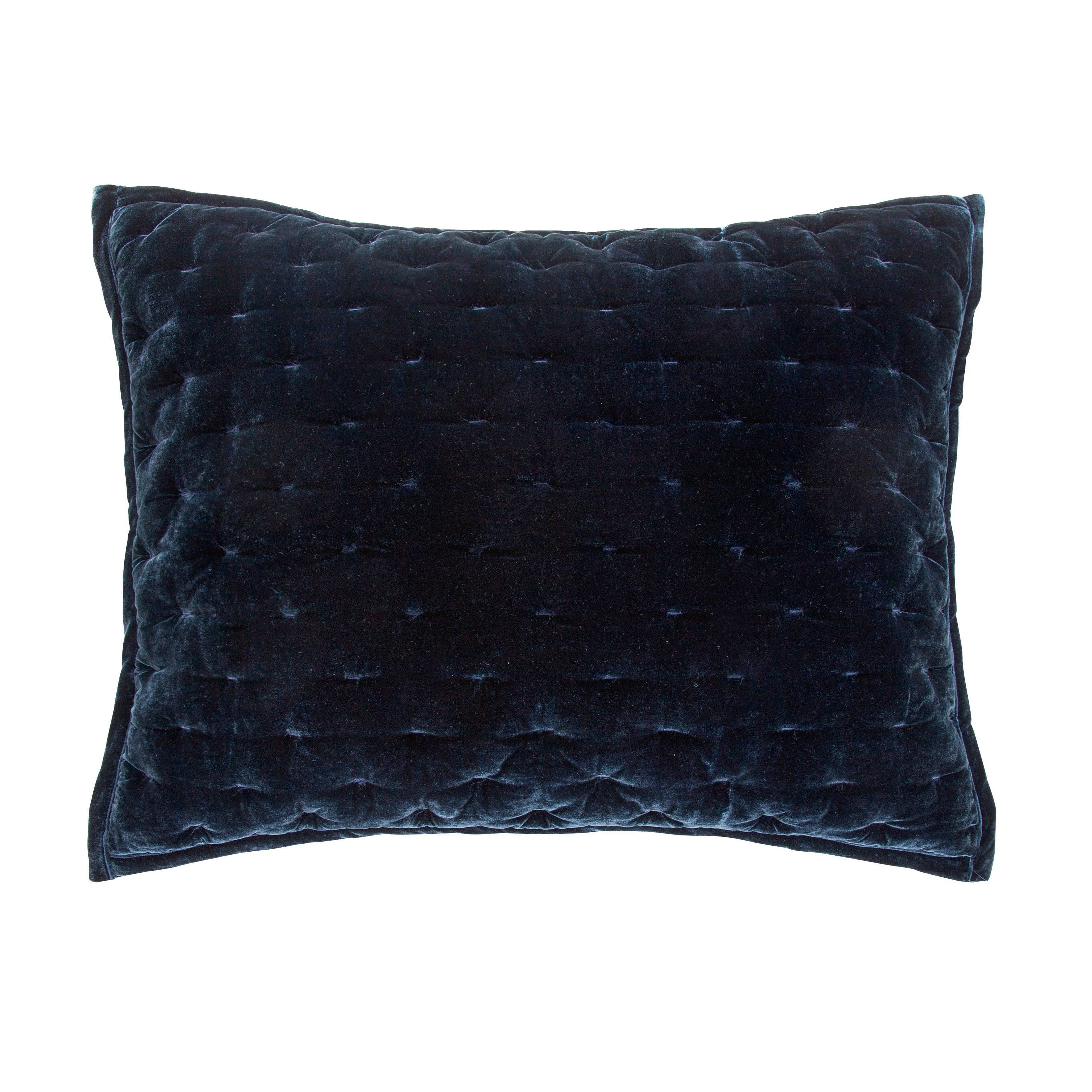 Comfortable Stella Faux Silk Velvet Pintuck Pillow Sham Practical