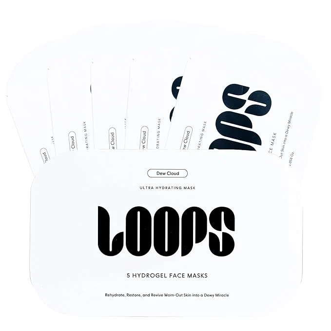 High-Quality LOOPS Dew Cloud Ultra Hydrating Hydrogel Korean Face Mask Exclusive