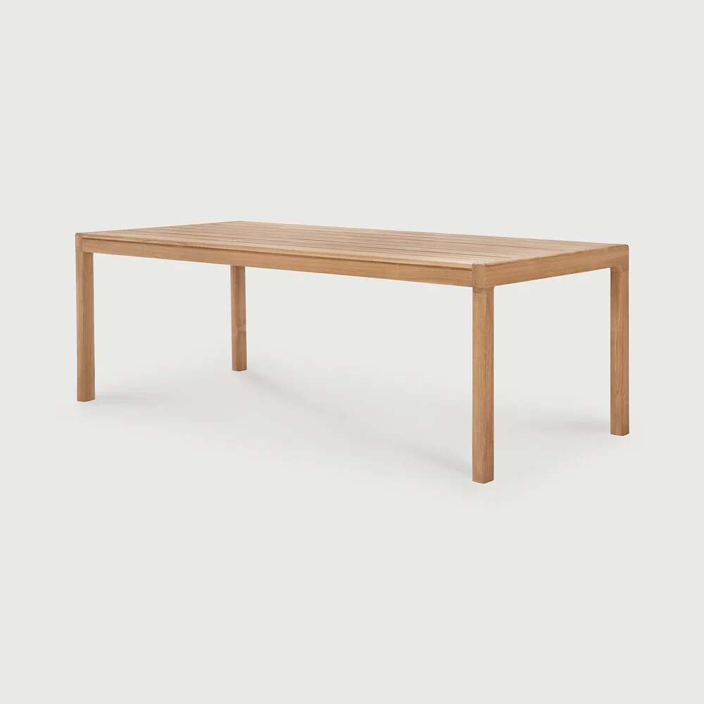 Advanced Jack outdoor dining table – teak – rectangular Fine