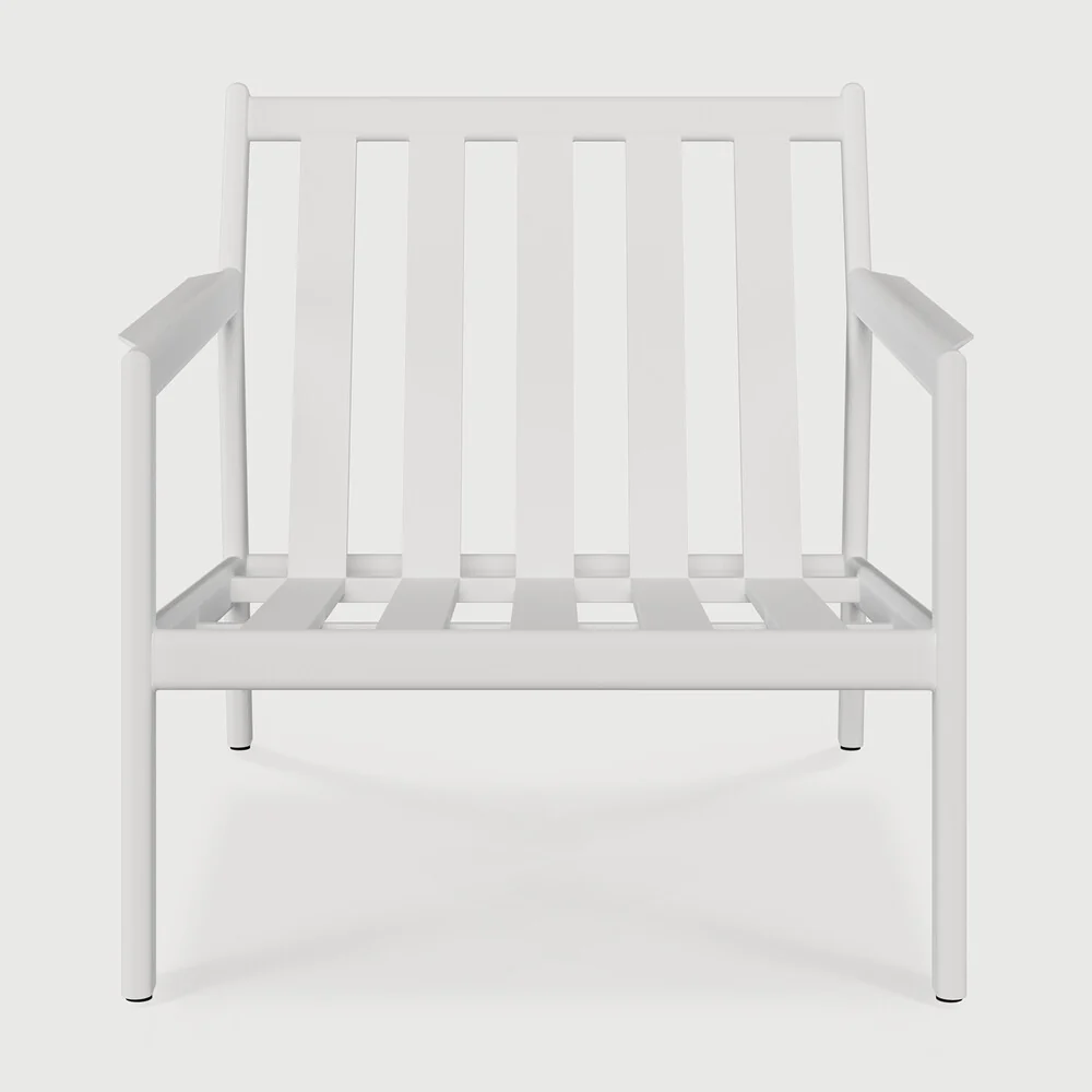 Easy-to-Use Jack outdoor lounge chair frame – aluminium – white Premium Material