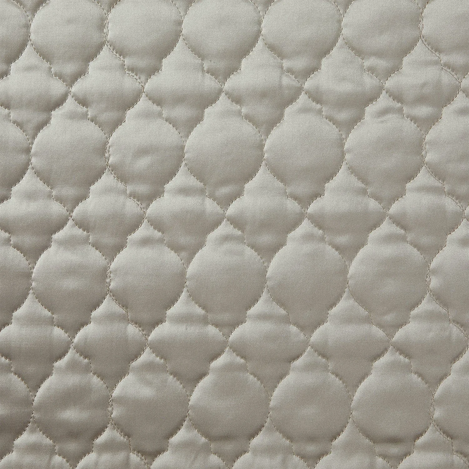 Selected High Shine Satin Quatrefoil Quilt Swatch Expertly Made
