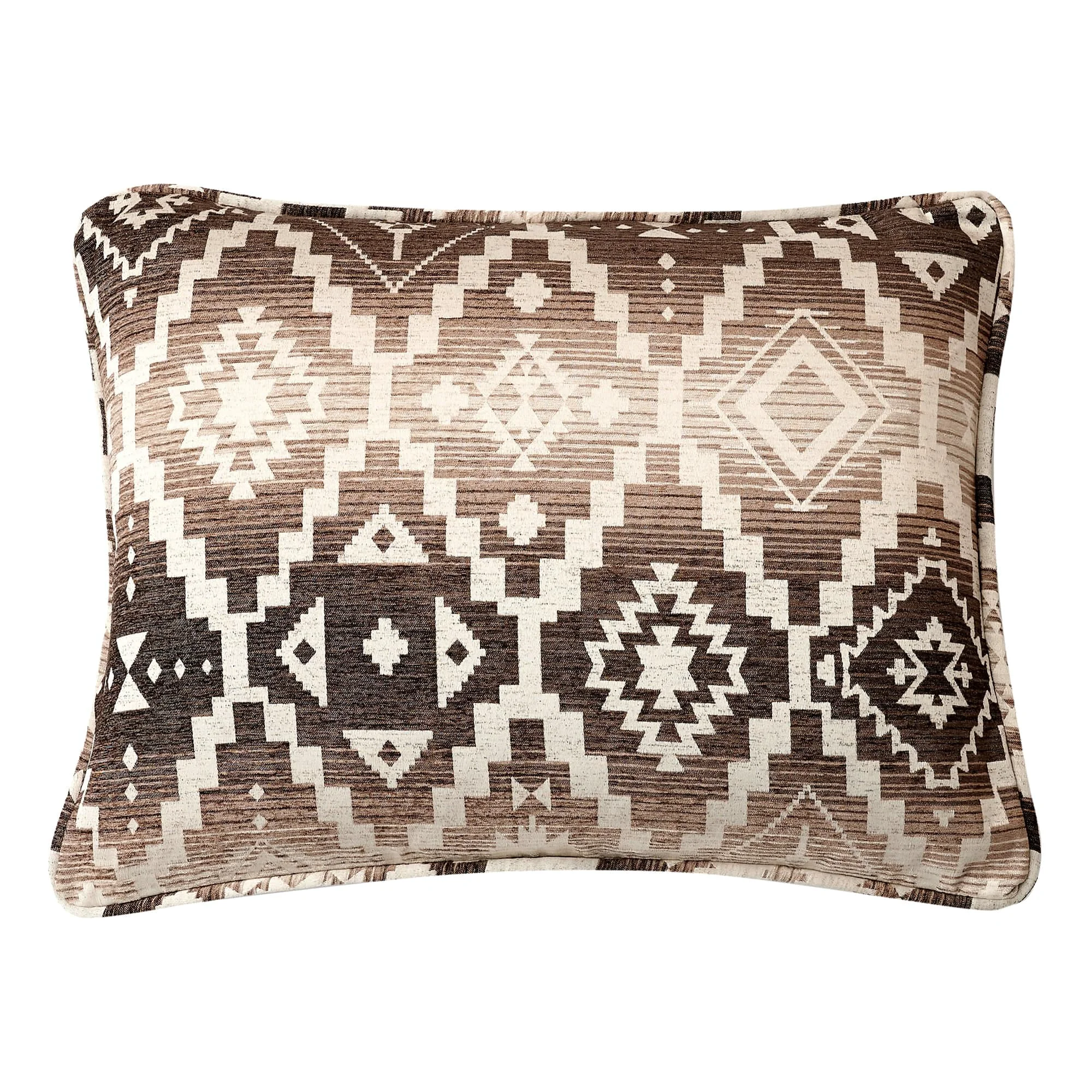 Detailed Chalet Aztec Pillow Sham Set 2 Pc Luxury