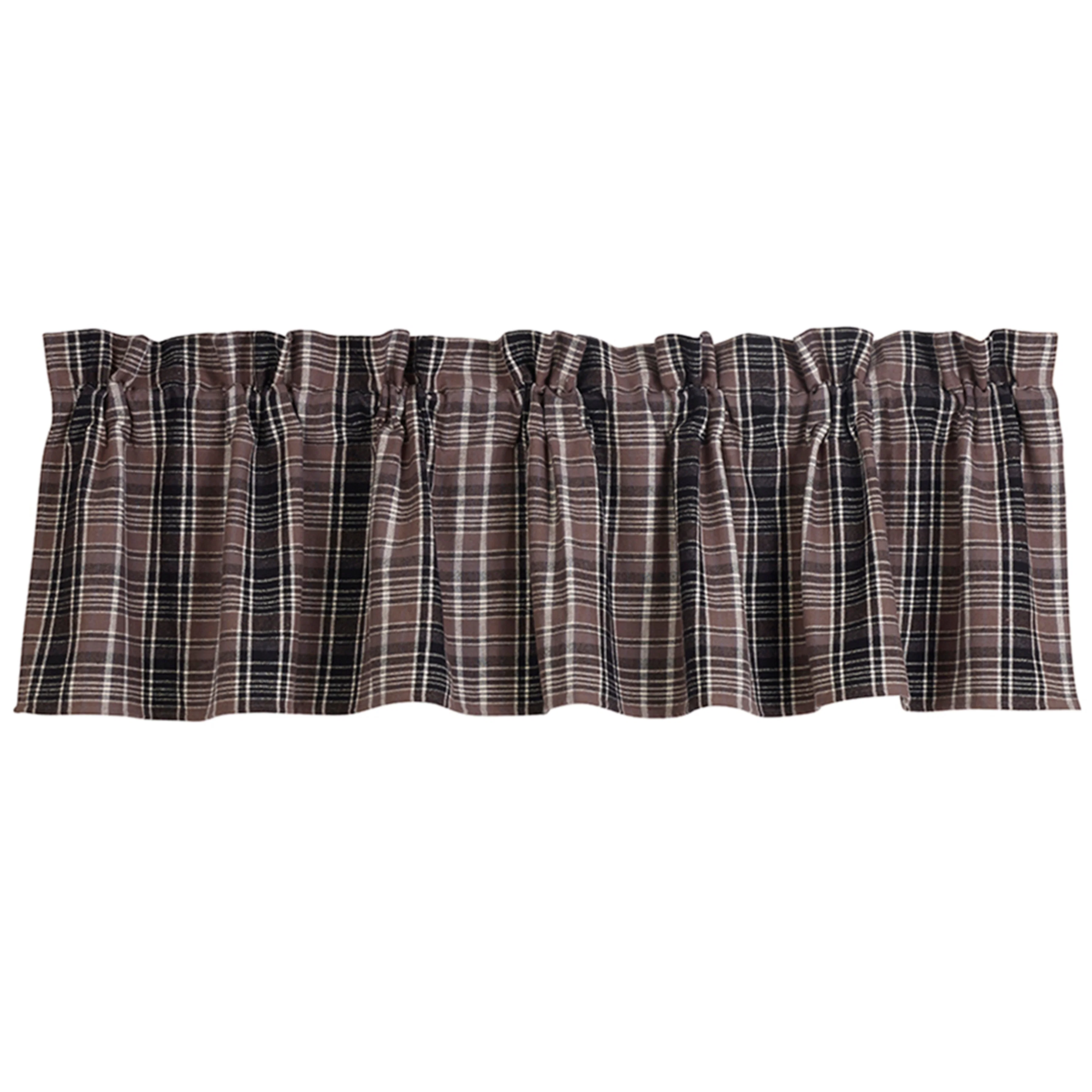 Enhanced Plaid Valance Clean