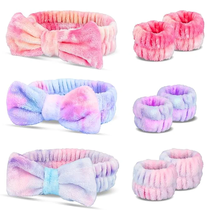 Premium WSYUB Face Washing Headband and Wristbands Set Headband and Writ Bands High-Grade