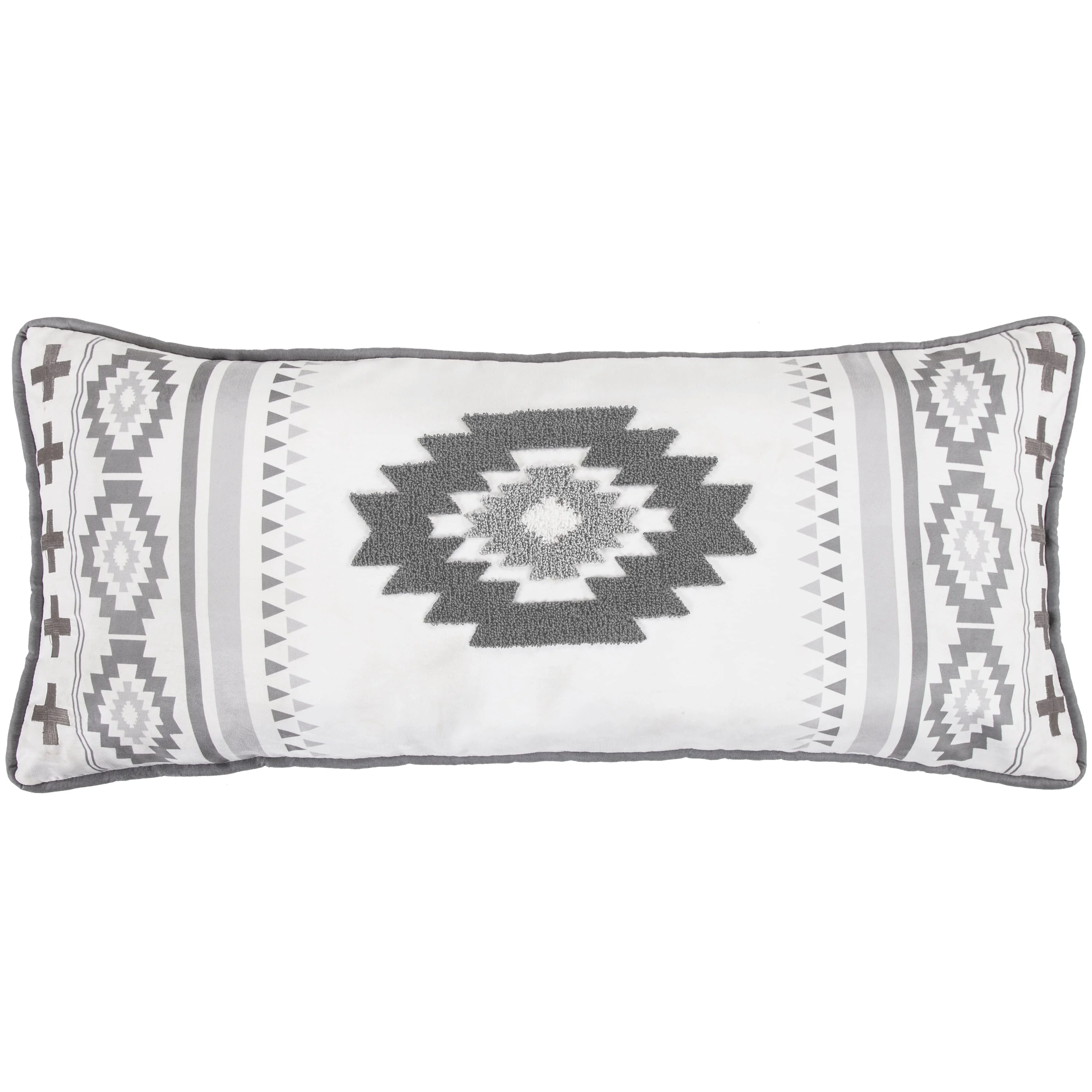 Top-Quality Spirit Gray Lumbar Pillow Enhanced