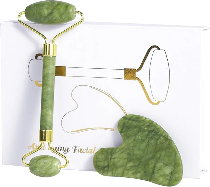 Top-Quality Jade Roller Gua Sha Tools Relaxed
