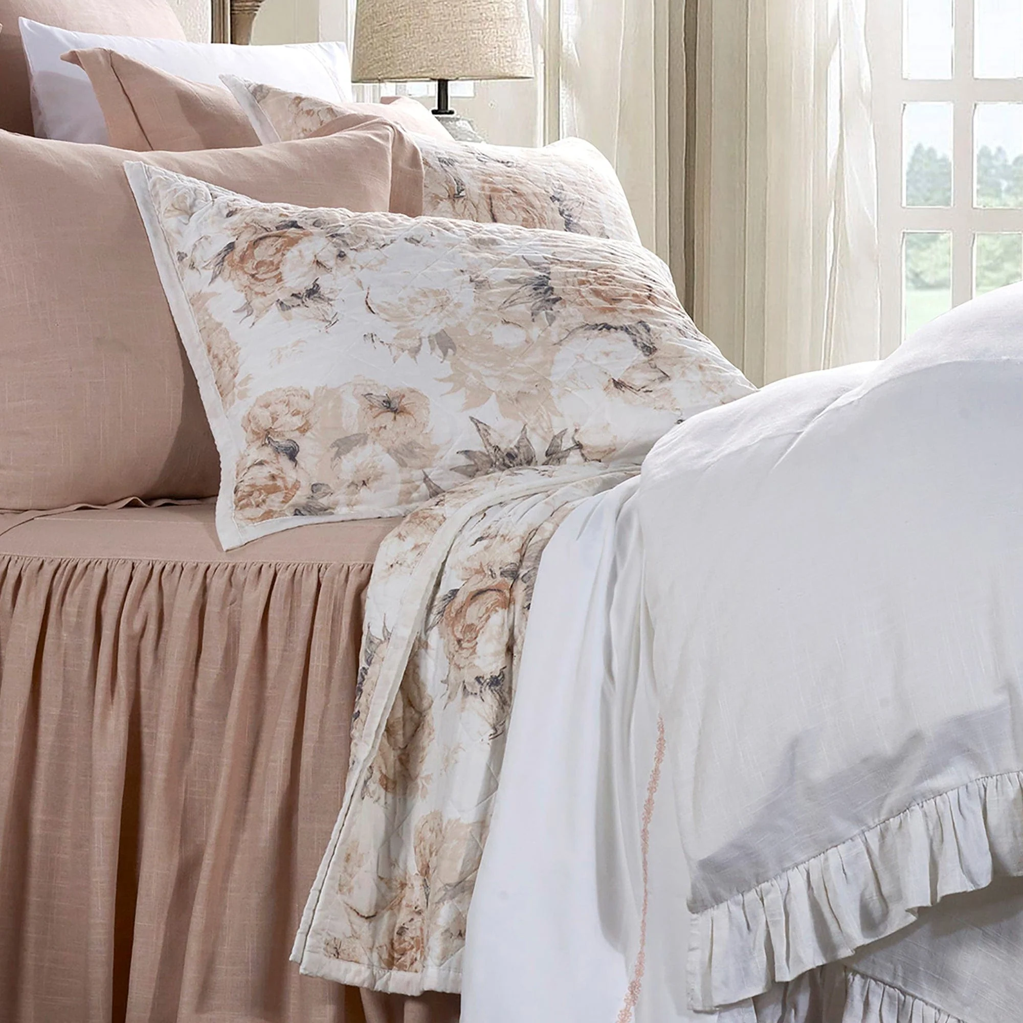 Exclusive Colette Reversible Quilt Set 3 Pc Modern